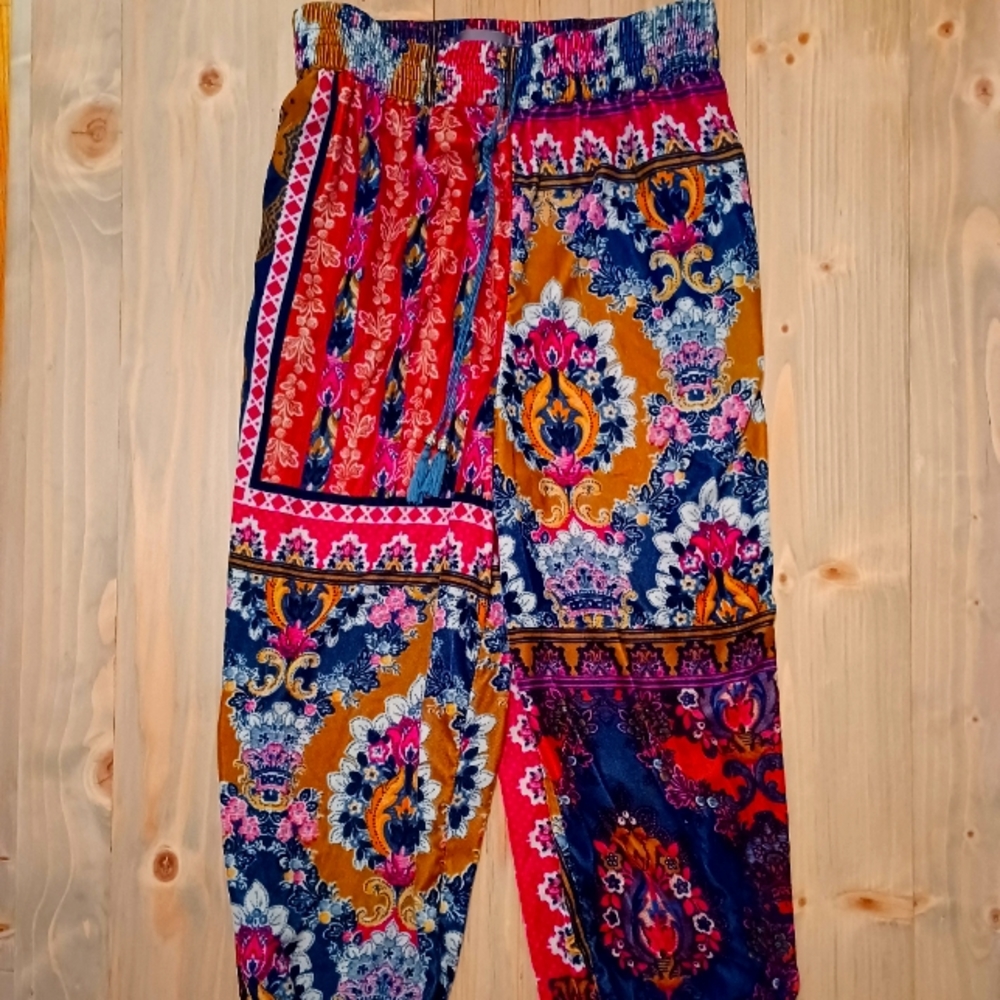 Anthropologie Velvet-finish Pants Sz Medium